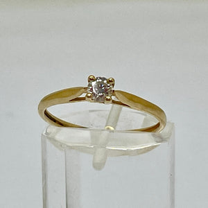 Bague en Or Jaune 18K - Taille 50 - 1.06G