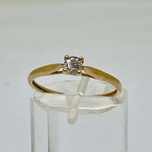 Bague en Or Jaune 18K - Taille 50 - 1.06G