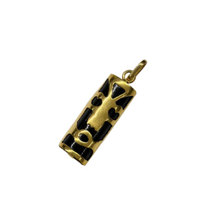 Pendentif Tiki en Or Jaune 18K