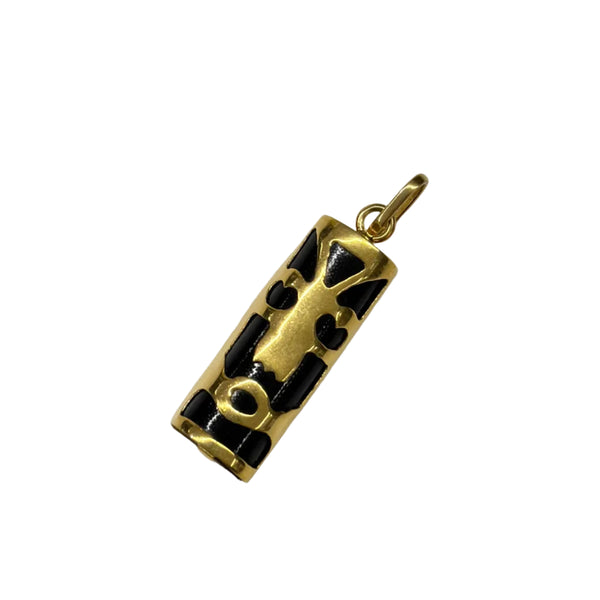 Pendentif Tiki en Or Jaune 18K