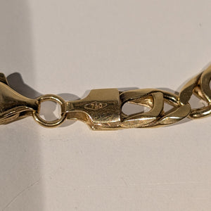 Collier Matinée Or Jaune 18K Maille Marine 23.51 Grs