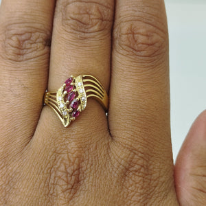 Bague en Or Jaune 18K - Taille 53