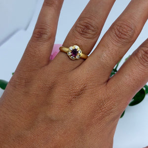 Bague en Or Jaune 18K - 2.94 Grs - Taille 55