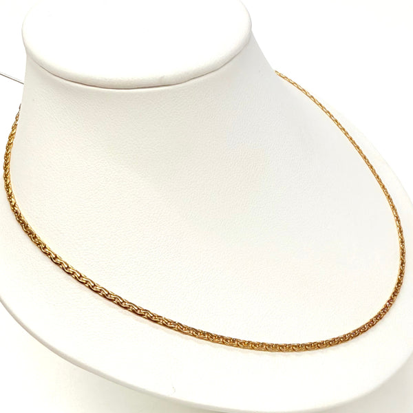 Collier chaîne en or jaune 18k 9.74 Grs