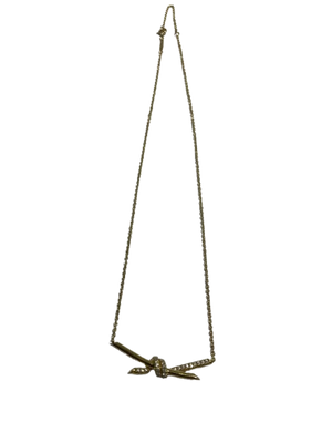 Collier Tiffany's Knot en or jaune 18K 7.57 Grs
