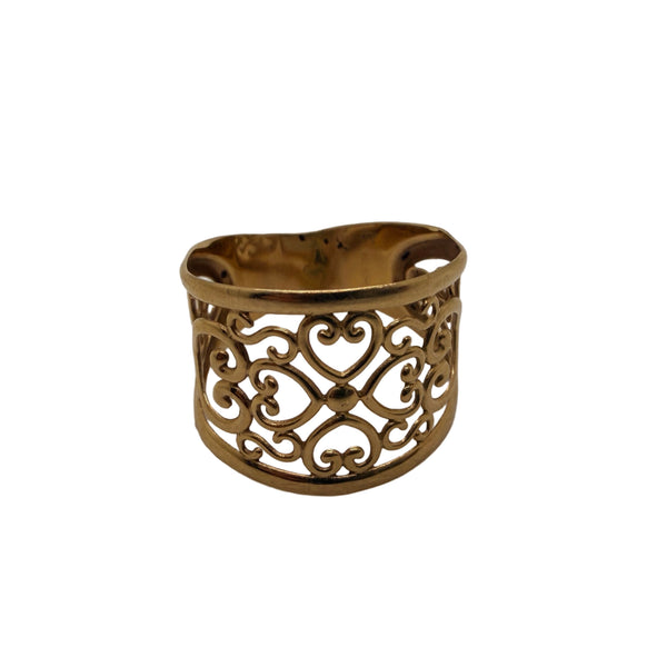 Bague en Or Jaune 18K - Taille 55