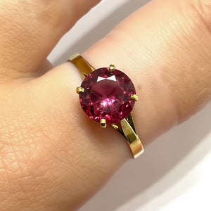 Bague en Or Jaune 18K - Taille 57 - 1.83 G