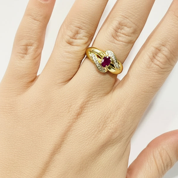 Bague en Or 18 K - Taille 54 - 5.04 G