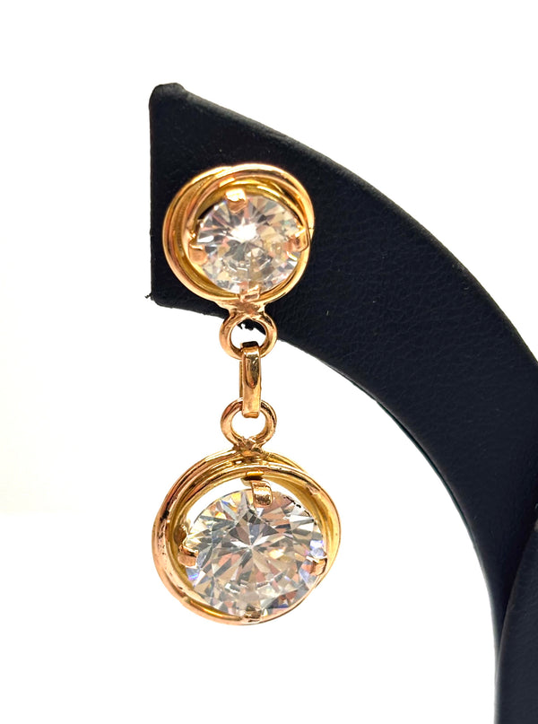 Boucles d'oreilles en Or jaune 18K - 10.73 Grs