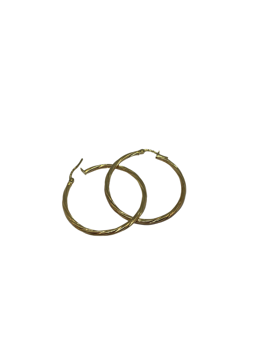 Boucles d'oreilles créoles Or Jaune 18 Carats - 1.63 Grs