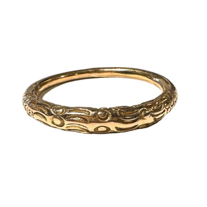 Superbe Bague Ancienne en Or Jaune 18K