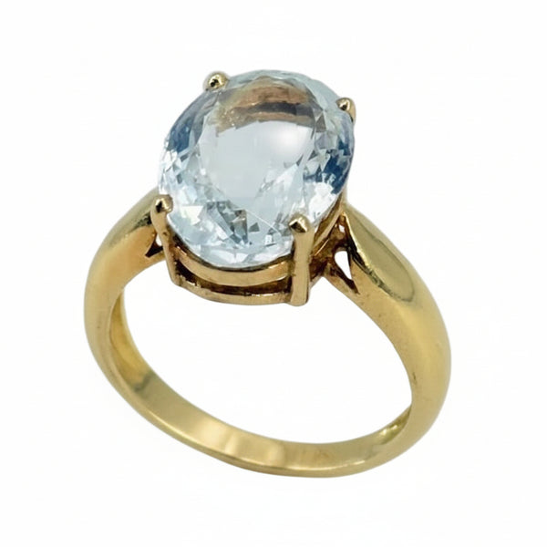 Bague en Or Jaune 18K - T53 - 4.79 Grs