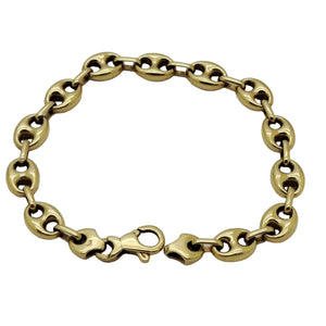 Bracelet Maille Grain de Café Or Jaune 18K - 19cm - 11.55gr