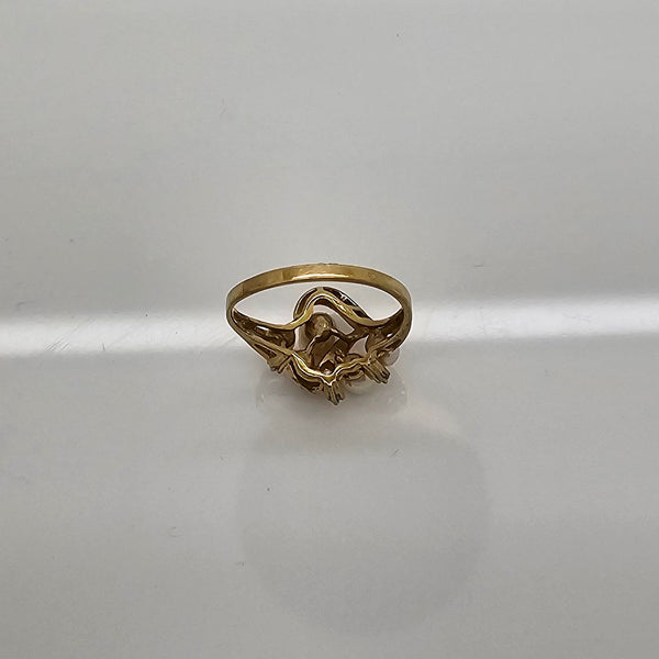 Bague en Or Jaune 18K - 3.55G - Taille 57