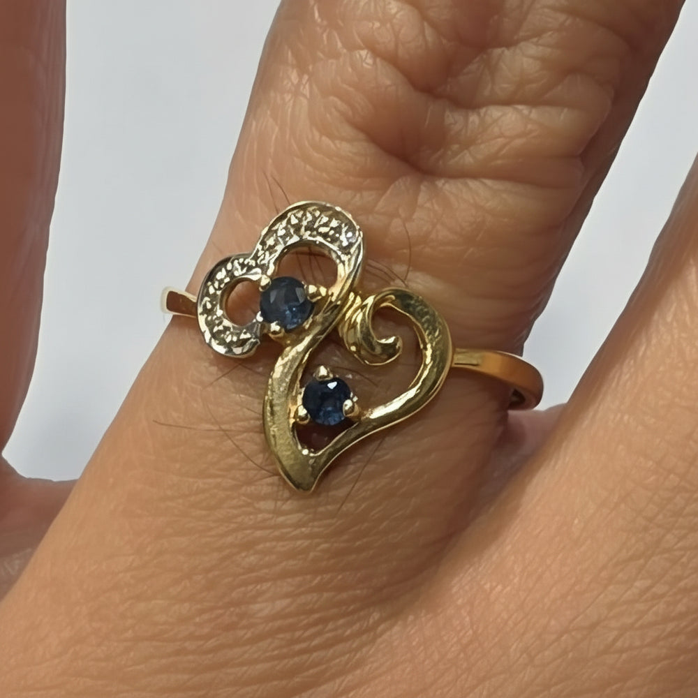 Bague en Or Jaune 18K avec Topaze