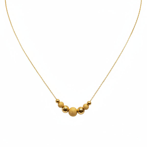 Collier en Or Jaune 18 Carats Maille Fine