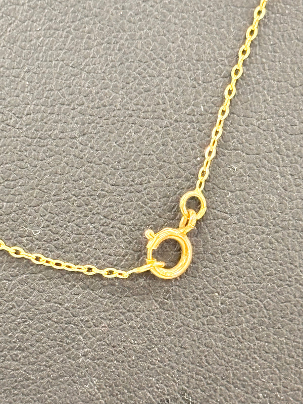 Collier Sautoir en Or Jaune 18K 0.64 Grs