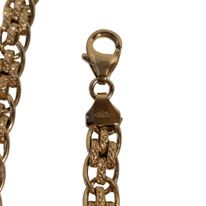 Bracelet Gourmette en Or Jaune 18K - 18cm - 6.41gr