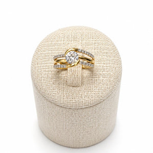 Bague en Or Jaune 18K - Taille 52 - 3.70G