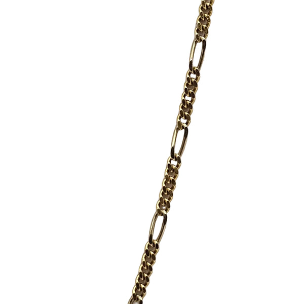 Collier Princesse Figaro en Or Jaune 18K - 45.5cm - 2.32gr