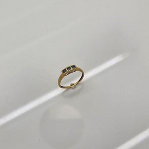Bague Demi Tour en Or Jaune 18K - 1.45 G - Taille 53