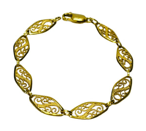 Bracelet Maillon en Or jaune 18k - 6.65 G