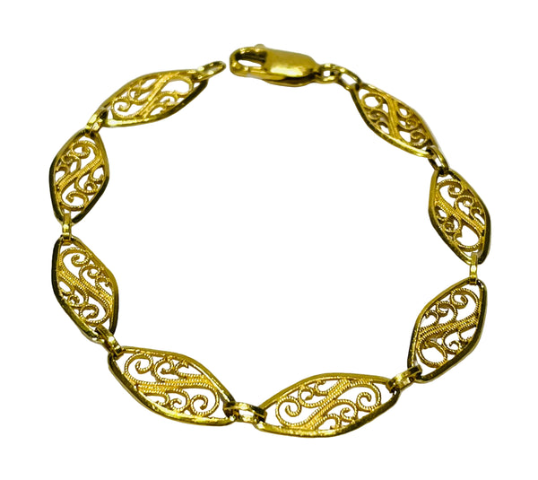 Bracelet Maillon en Or jaune 18k - 6.65 G