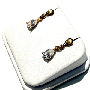 Boucles d'oreilles en or jaune 18k - 1.01 G