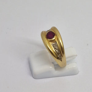 Bague en Or Jaune 18K – Taille 58