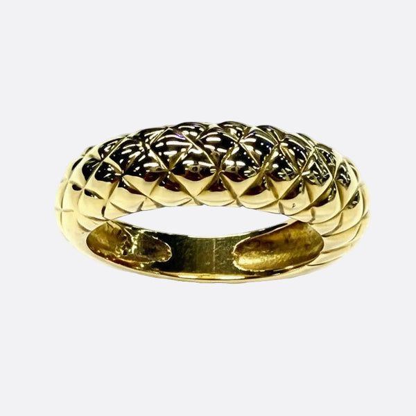 Bague tressée en or jaune 18k - 7.47 G