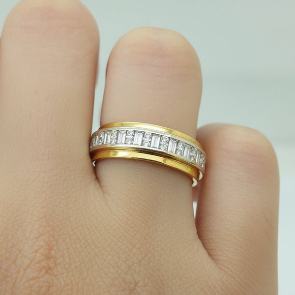 Alliance en or jaune 18k - 5.75 G