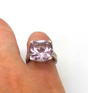 Bague en Or Blanc 18k - Taille 50