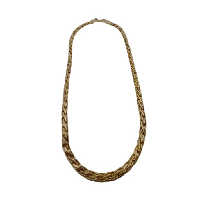 Collier Princesse Or Jaune Palmier 18 K