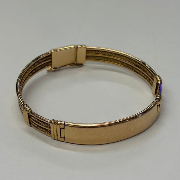 Bracelet Jonc en Or Jaune 18 K - 40.07 G