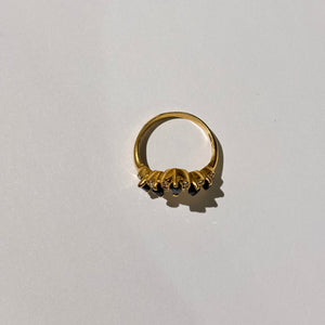 Bague en Or Jaune 18k avec Oxyde de Zirconium - Taille 53