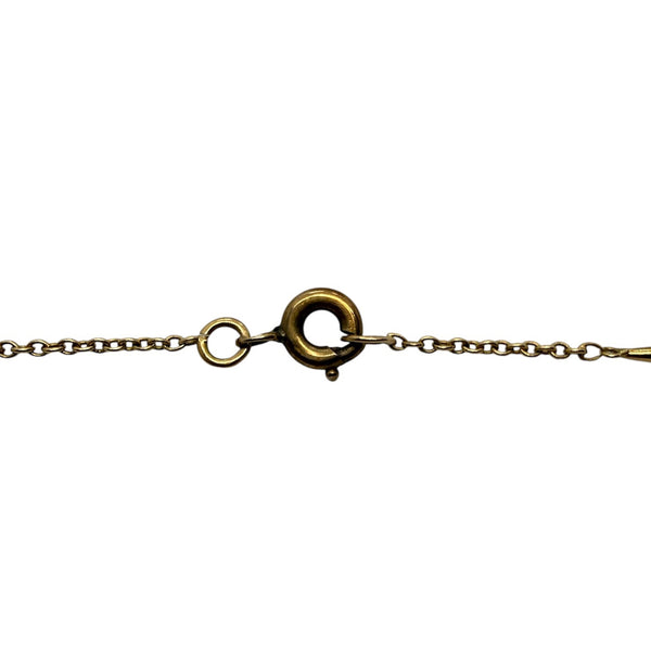 Collier Princesse en Or Jaune avec Perles Fantaisie 18k