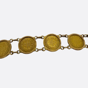 Bracelet Maillon Forçat en Or Jaune 18k - 22.54 G