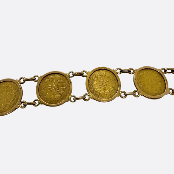 Bracelet Maillon Forçat en Or Jaune 18k - 22.54 G
