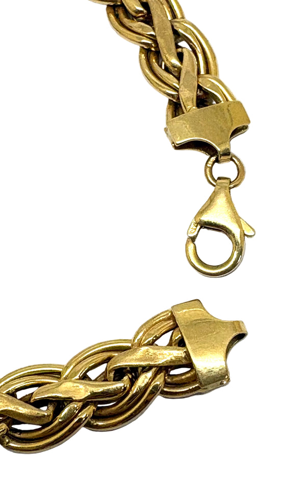 Bracelet Maillé en Or Jaune 18k - 10.65 G