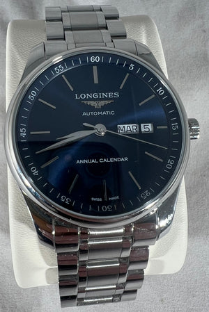 Montre Longines Master Collection Acier Automatique Bleu