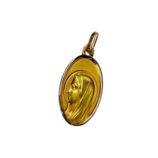 Pendentif Or Jaune Vierge - 18 Carats