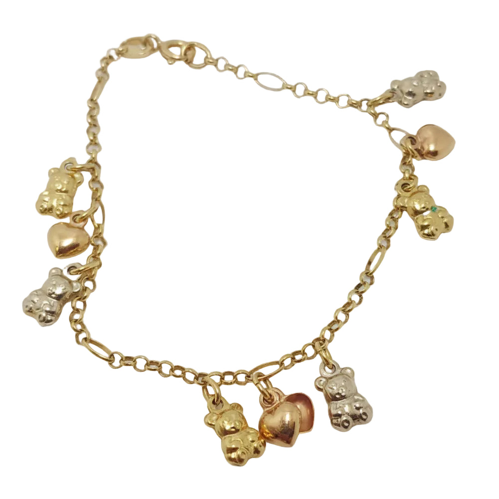Bracelet en Or Jaune et Rose 18K - 6.09G