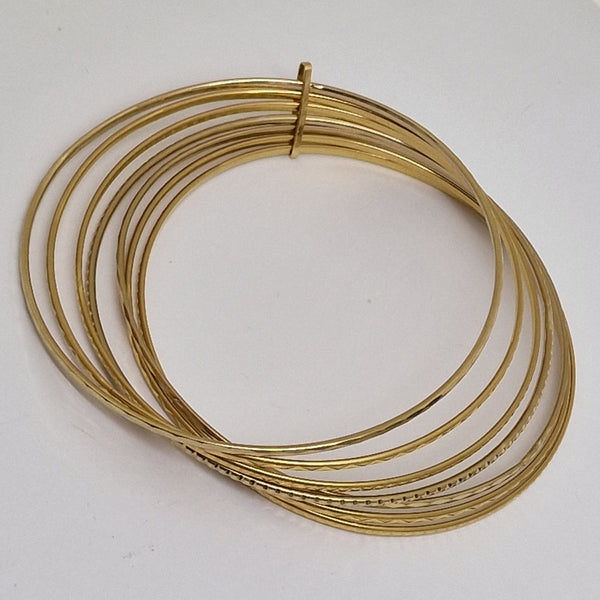 Bracelet Jonc en or jaune 18K 16.61 Grs