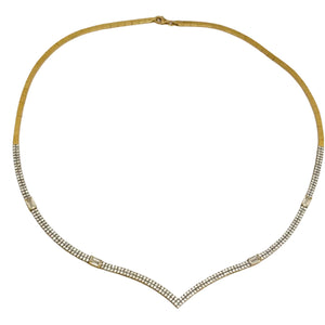 Collier Ras du Cou Or Jaune 18 K - 13.44 G