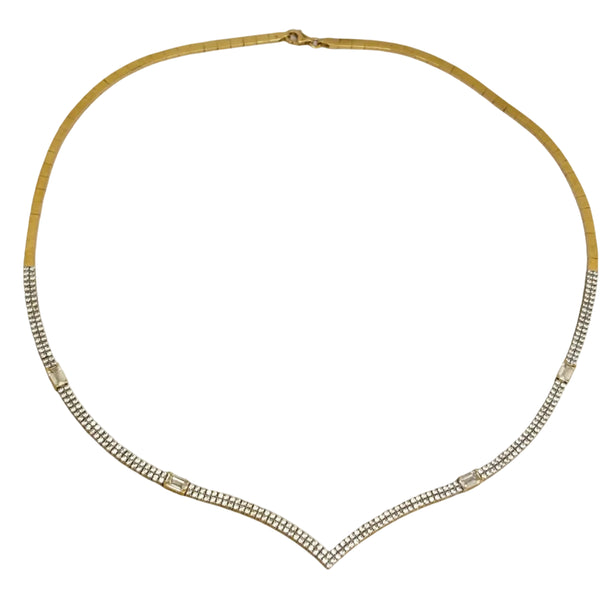 Collier Ras du Cou Or Jaune 18 K - 13.44 G