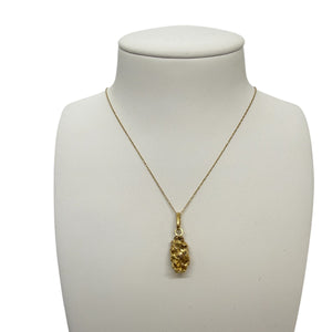 Pendentif Solitaire en Or Jaune 18K  5.61 Grs