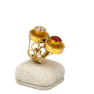 Bague en Or Jaune 21K - Taille 55 - 8.38G
