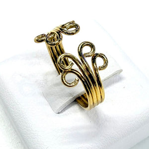 Bague en Or jaune 18K - Taille 50 - 2.19g