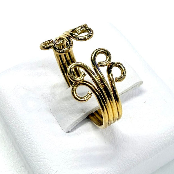 Bague en Or jaune 18K - Taille 50 - 2.19g