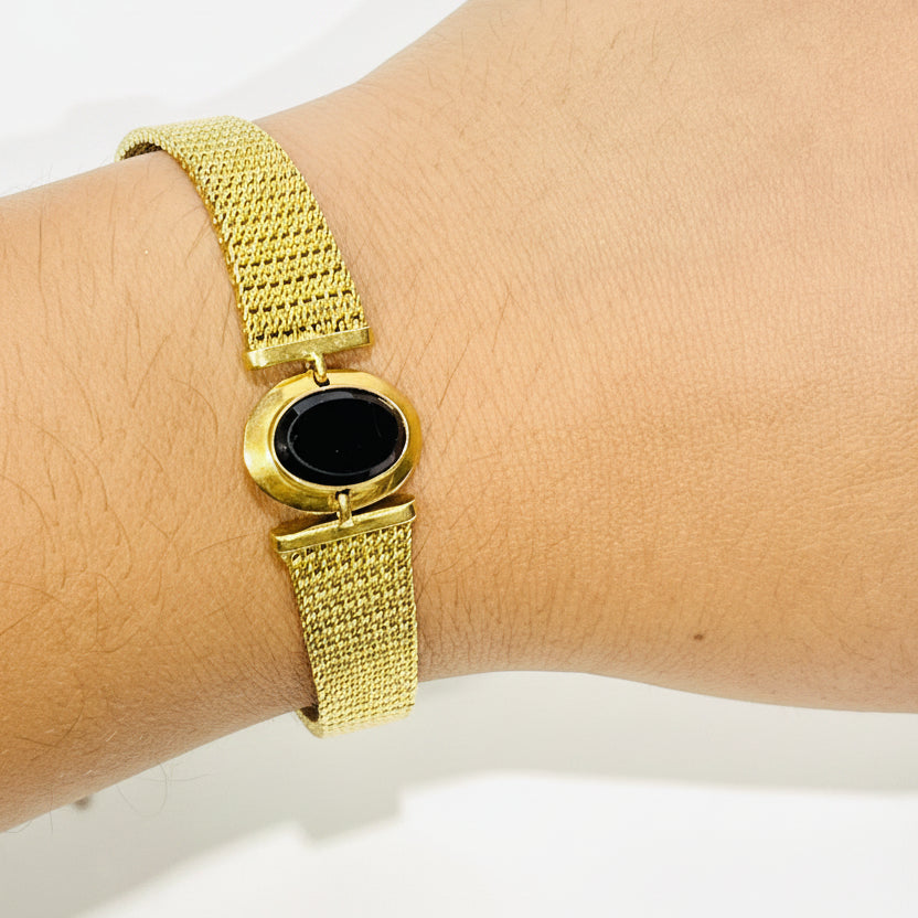 Bracelet Maillon en Or Jaune 18k - 18cm - 27.65 G